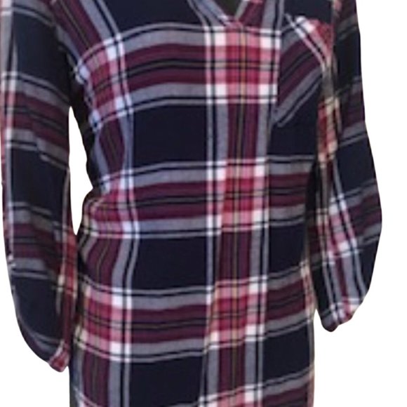 Pink Rose Flannel Top - Picture 4 of 7